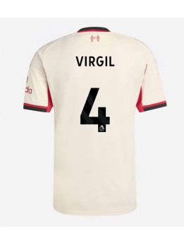 Liverpool Virgil van Dijk #4 Replika Borta Kläder 2025-26 Kortärmad